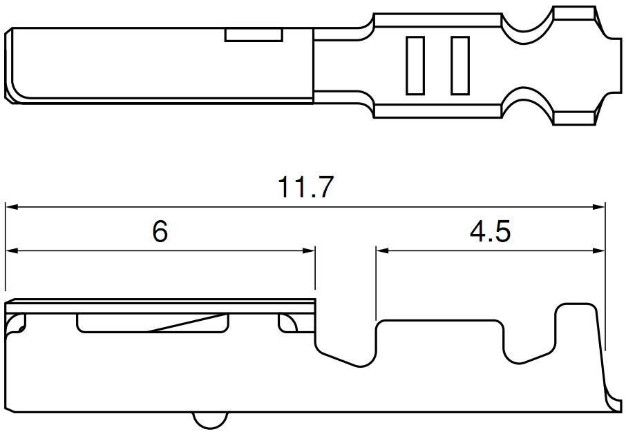 מחבר קונקטור JST JWPF SWPR-001T-P025